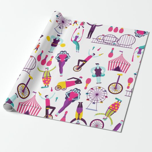 Activiteiten in de omgeving van Carnival Circus Pr Cadeaupapier (Uitgerold)