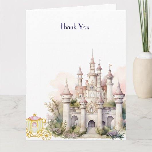 Activiteiten in de omgeving van Castle and Fairy T Bedankkaart (Voorkant)