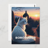 Activiteiten in de omgeving van Cat at Borobudur I Briefkaart (Voorkant / Achterkant)