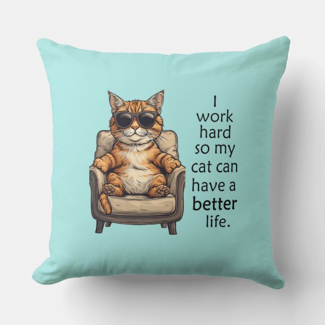 Activiteiten in de omgeving van Cat Boss - Funny C Kussen (Voorkant)