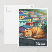 Activiteiten in de omgeving van Cat in Gamcheon Cu Briefkaart (Voorkant / Achterkant)