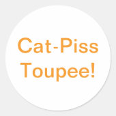 Activiteiten in de omgeving van Cat-Piss Toupee Sp Ronde Sticker (Voorkant)