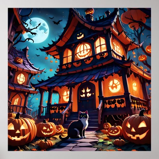 Activiteiten in de omgeving van Cats Haunted Fun H Poster (Voorkant)