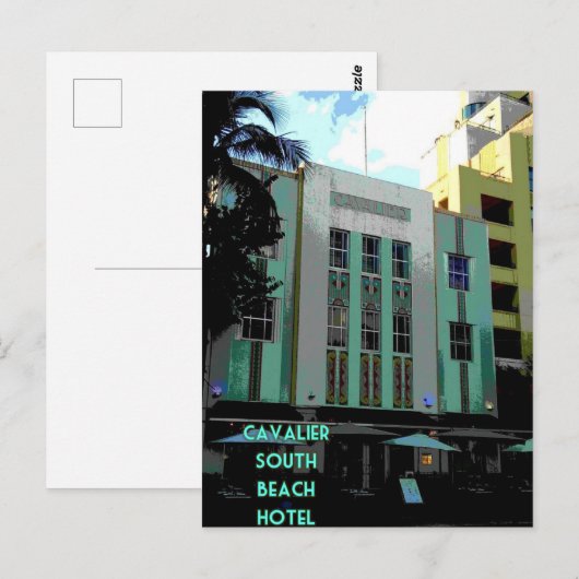 Activiteiten in de omgeving van Cavalier Art Deco  Briefkaart (Voorkant / Achterkant)