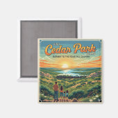 Activiteiten in de omgeving van Cedar Park, Texas Magneet (Voorkant / Achterkant)