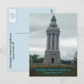 Activiteiten in de omgeving van Champlain Memorial Briefkaart (Voorkant / Achterkant)
