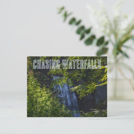 Activiteiten in de omgeving van Chasing Waterfalls Briefkaart (Staand voorkant)