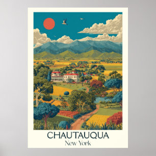 Activiteiten in de omgeving van Chautauqua New Yor Poster