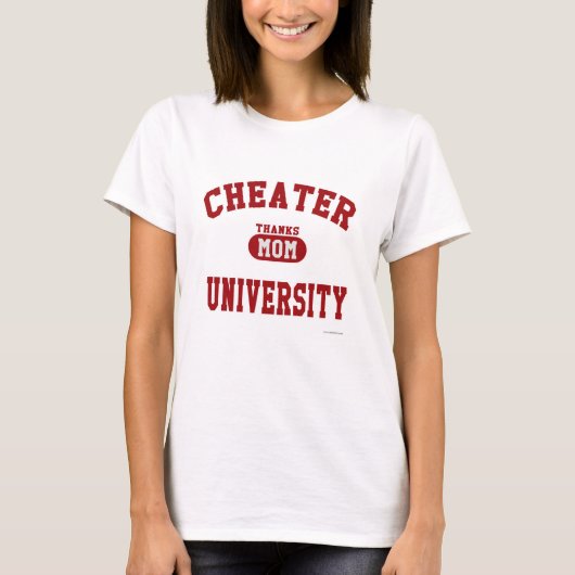 Activiteiten in de omgeving van Cheater University T-shirt (Voorkant)
