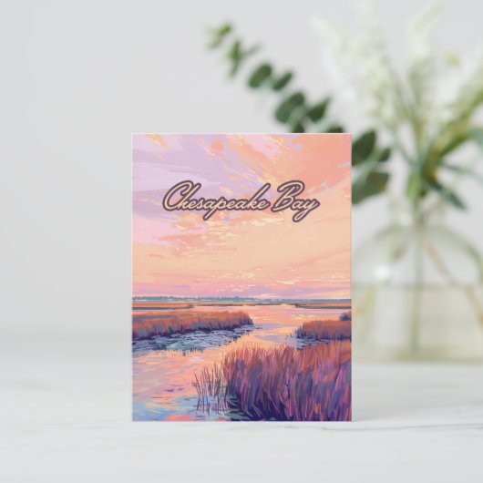 Activiteiten in de omgeving van Chesapeake Bay Ann Briefkaart (Staand voorkant)