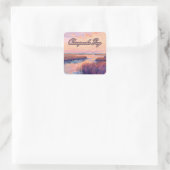 Activiteiten in de omgeving van Chesapeake Bay Ann Vierkante Sticker (Tas)