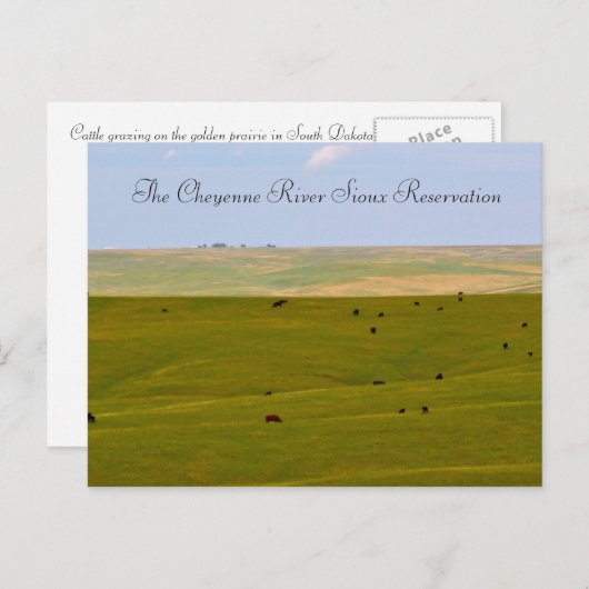 Activiteiten in de omgeving van Cheyenne River Sio Briefkaart (Voorkant / Achterkant)