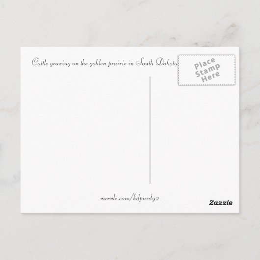 Activiteiten in de omgeving van Cheyenne River Sio Briefkaart (Achterkant)