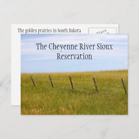 Activiteiten in de omgeving van Cheyenne River Sio Briefkaart (Voorkant / Achterkant)
