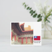 Activiteiten in de omgeving van Chiang Kai Shek Me Briefkaart (Staand voorkant)
