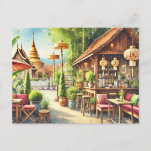 Activiteiten in de omgeving van Chiang Mai Wat Phr Briefkaart