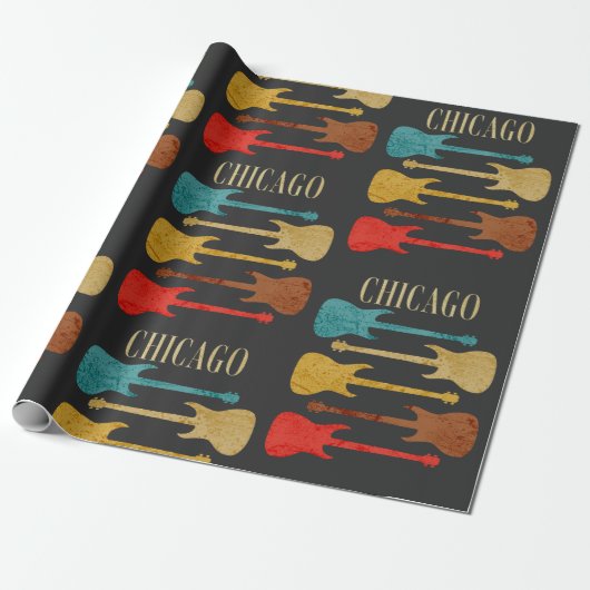 Activiteiten in de omgeving van Chicago  Guitars C Cadeaupapier (Uitgerold)