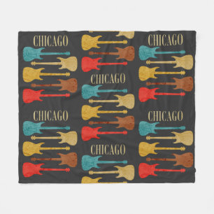 Activiteiten in de omgeving van Chicago  Guitars C Fleece Deken