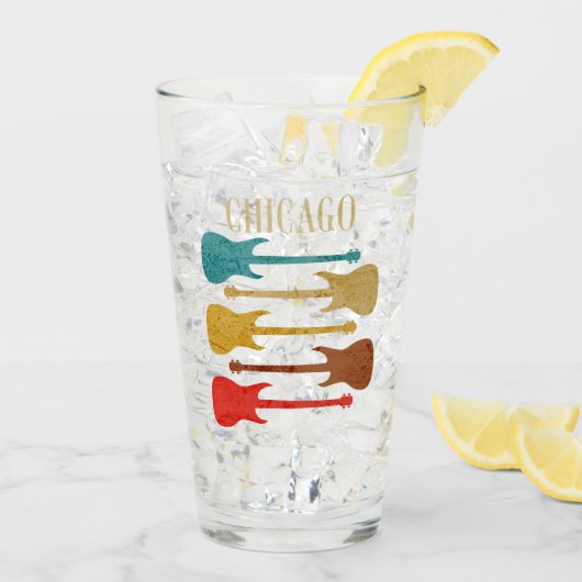 Activiteiten in de omgeving van Chicago  Guitars C Glas (Achterkant ijs)