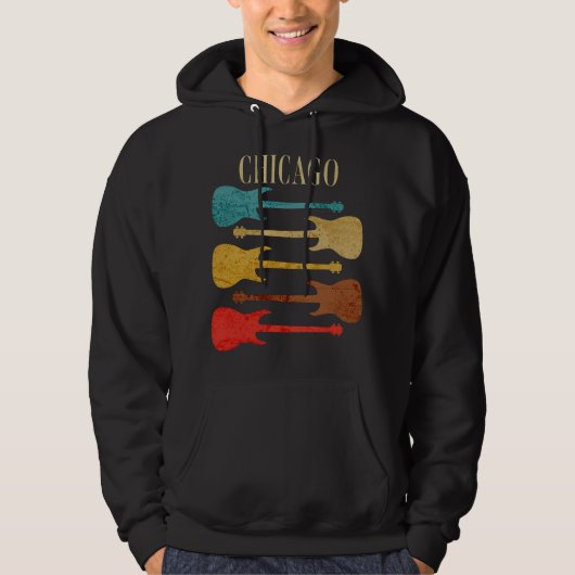 Activiteiten in de omgeving van Chicago  Guitars C Hoodie (Voorkant)