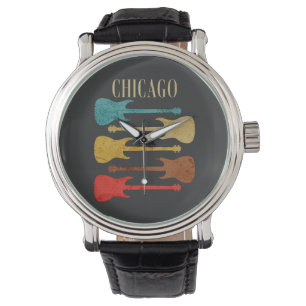 Activiteiten in de omgeving van Chicago  Guitars C Horloge