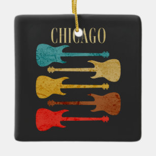 Activiteiten in de omgeving van Chicago  Guitars C Keramisch Ornament