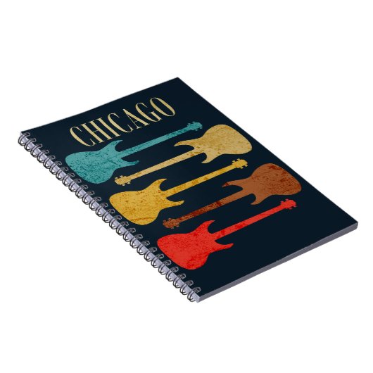 Activiteiten in de omgeving van Chicago  Guitars C Notitieboek (Rechterzijde)