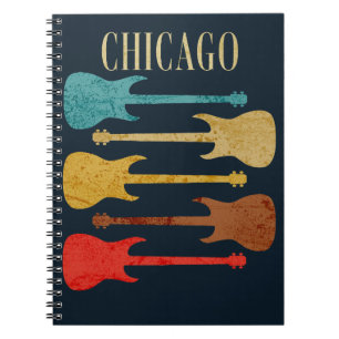 Activiteiten in de omgeving van Chicago Guitars C Notitieboek