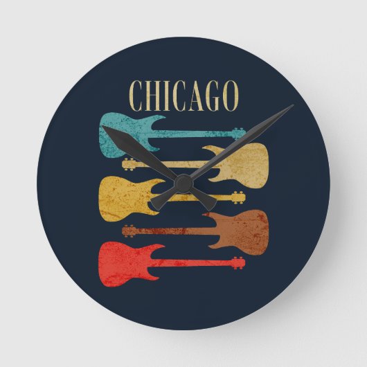 Activiteiten in de omgeving van Chicago  Guitars C Ronde Klok (Voorkant)