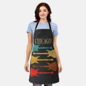 Activiteiten in de omgeving van Chicago  Guitars C Schort (Gedragen)