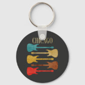 Activiteiten in de omgeving van Chicago  Guitars C Sleutelhanger (Achterkant)