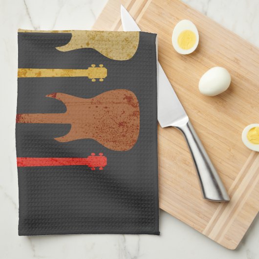 Activiteiten in de omgeving van Chicago  Guitars C Theedoek (Quarter Fold)