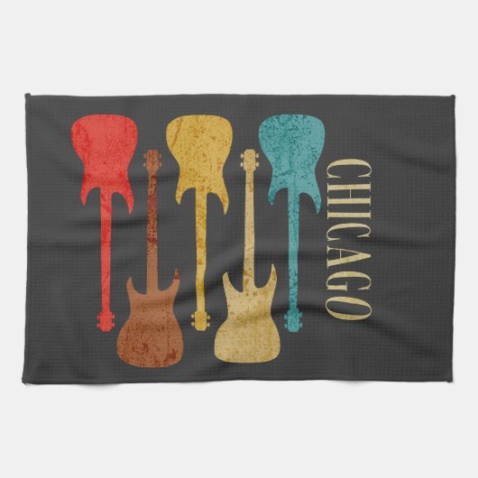 Activiteiten in de omgeving van Chicago Guitars C Theedoek (Horizontaal)