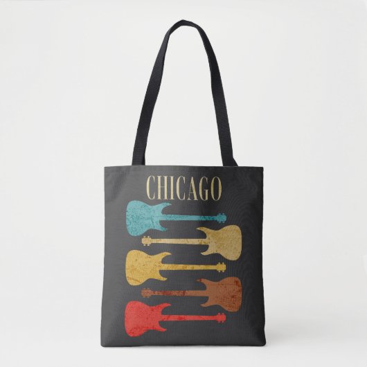 Activiteiten in de omgeving van Chicago  Guitars C Tote Bag (Voorkant)