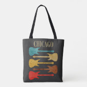 Activiteiten in de omgeving van Chicago  Guitars C Tote Bag (Achterkant)