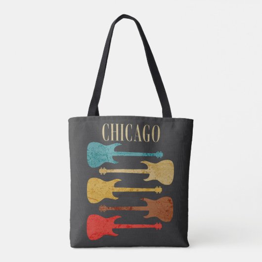 Activiteiten in de omgeving van Chicago  Guitars C Tote Bag (Achterkant)