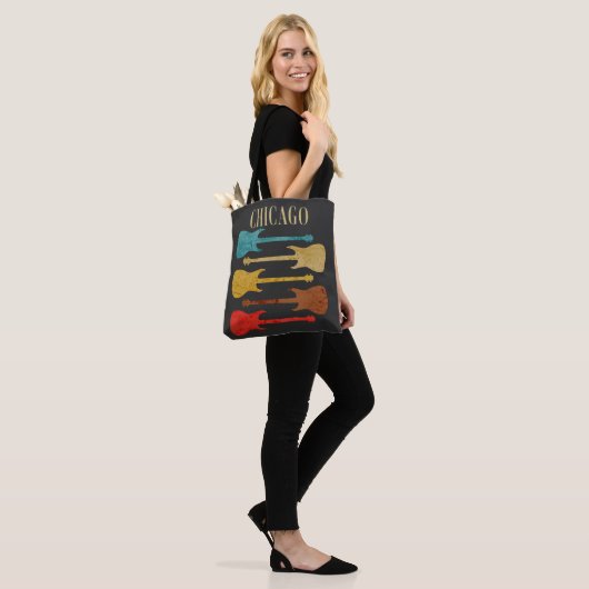 Activiteiten in de omgeving van Chicago  Guitars C Tote Bag (Op model)