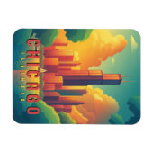 Activiteiten in de omgeving van Chicago Iconic Sky Magneet (Horizontaal)