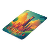 Activiteiten in de omgeving van Chicago Iconic Sky Magneet (Linkerzijde)