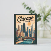 Activiteiten in de omgeving van Chicago Illinois S Briefkaart (Staand voorkant)