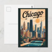 Activiteiten in de omgeving van Chicago Illinois S Briefkaart (Voorkant / Achterkant)