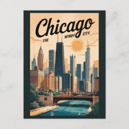 Activiteiten in de omgeving van Chicago Illinois S Briefkaart