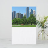 Activiteiten in de omgeving van Chicago Illinois W Briefpapier (Staand voorkant)