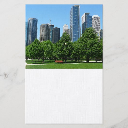 Activiteiten in de omgeving van Chicago Illinois W Briefpapier (Voorkant)