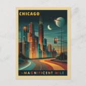 Activiteiten in de omgeving van Chicago Magnificen Briefkaart (Voorkant)