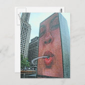 Activiteiten in de omgeving van Chicago Millennium Briefkaart (Voorkant / Achterkant)