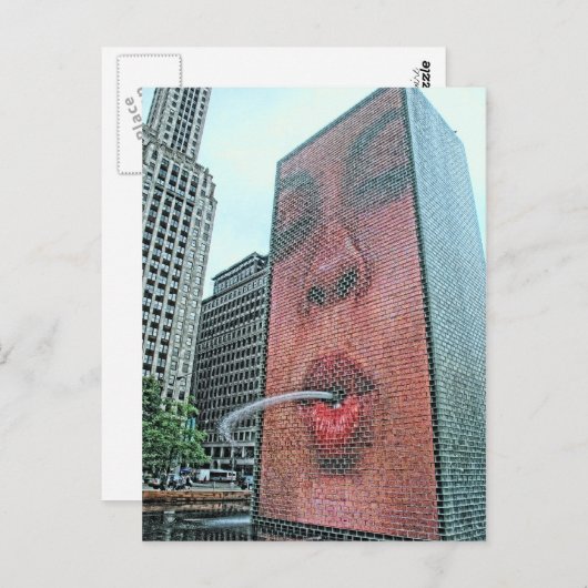 Activiteiten in de omgeving van Chicago Millennium Briefkaart (Voorkant / Achterkant)