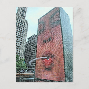 Activiteiten in de omgeving van Chicago Millennium Briefkaart