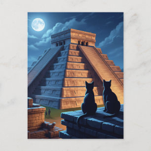 Activiteiten in de omgeving van Chichen Itza Mexic Briefkaart