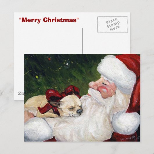 Activiteiten in de omgeving van Chihuahua and Sant Feestdagenkaart (Voorkant / Achterkant)